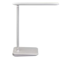 Lampara de escritorio maul led 2,7w 325lm luz ajustable panel tactil brazo giratorio blanca