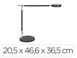Lampara de escritorio maul led grace color vario color negro 205x466x365 mm