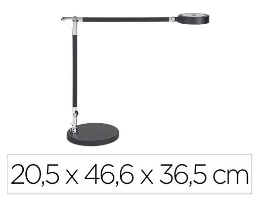 Lampara de escritorio maul led grace color vario color negro 205x466x365 mm