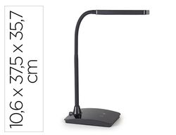Lampara de escritorio maul led pearly tres niveles intensidad color negro 106x375x357 mm