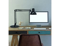 Lampara de escritorio maul study con base color negro 490x350x230 mm