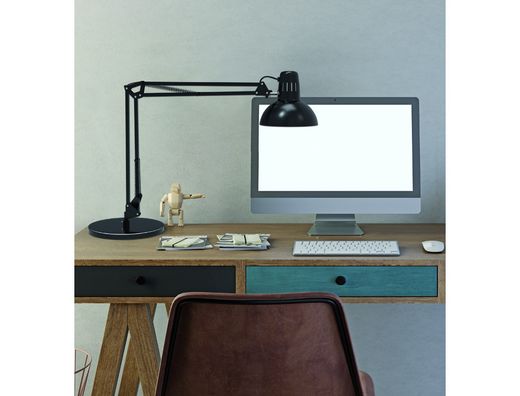 Lampara de escritorio maul study con base color negro 490x350x230 mm
