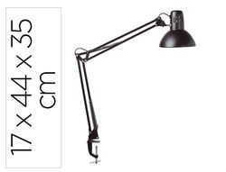 Lampara de escritorio maul study con pinza color negro 170x440x350 mm