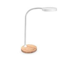 Lampara de oficina cep silva flex base bambu 160x160x600 mm