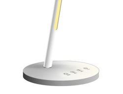 Lampara de oficina q-connect sobremesa abs tactil 6w 32 led 330lm color blanco