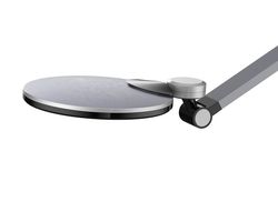 Lampara de oficina q-connect sobremesa profesional aluminio 9w 120 led cargador movil color negro