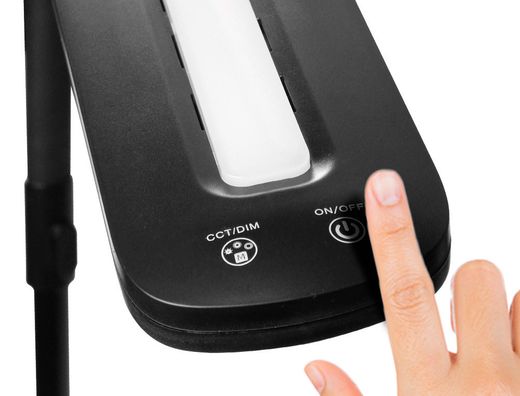 Lampara de suelo q-connect 15w con control remoto altura 146 cm color negro