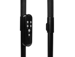Lampara de suelo q-connect 15w con control remoto altura 146 cm color negro