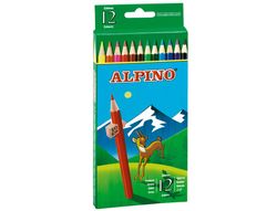 Lápices Alpino colores estuche (12 unidades)