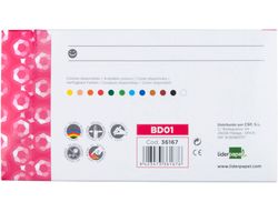 Lapices Cera Blanda Liderpapel -Caja de 12 Colores