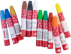 Lapices Cera Blanda Liderpapel -Caja de 12 Colores