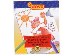 Lapices Cera Jovi Hexagonal Caja de 12 Colores