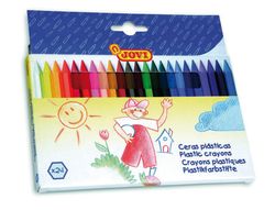 Lapices Cera Jovi Hexagonal Caja de 24 Colores