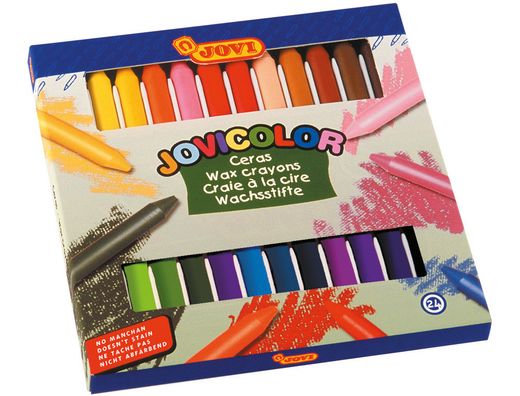 Lapices Cera Jovicolor -Caja de 24 Colores