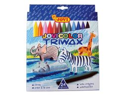 Lapices Cera Jovicolor Triangular Triwax 24 Colores