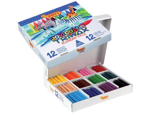 Lapices Cera Jovicolor Triwax Caja de 300 Unidades