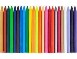 Lapices cera liderpapel caja de 24 colores