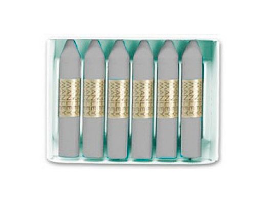 Lapices Cera Manley Unicolor Gris Nº 72 Caja de 12