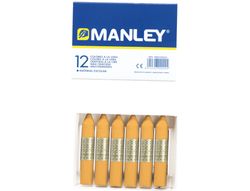 Lapices Cera Manley Unicolor Ocre -Caja de 12 N.26