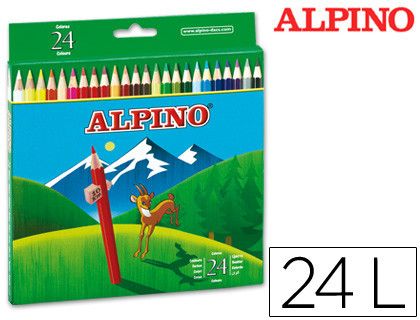 Lápices colores Alpino (24 unidades)