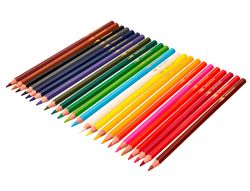 Lapices de colores acuarelables liderpapel caja de 24 colores surtidos