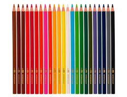 Lapices de colores acuarelables liderpapel caja de 24 colores surtidos