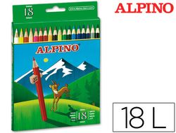 Lápices de colores Alpino (18 unidades)