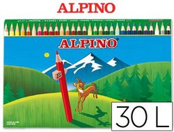 Lapices de Colores Alpino 659 30 Colores -Caja de Carton