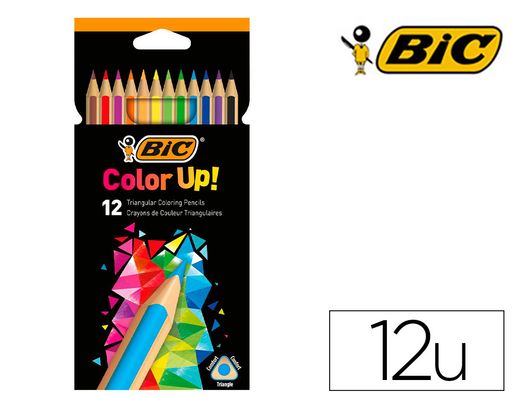 Lapices de colores color up caja de 12 unidades colores surtidos