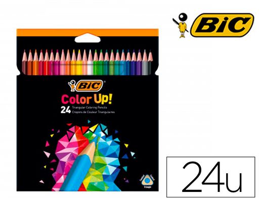 Lapices de colores color up caja de 24 unidades colores surtidos