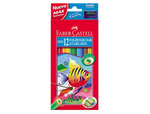Lapices de Colores Faber-Castell Acuarelables C/ 12 Surtidos