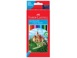 Lapices de Colores Faber-Castell C/ 12 Colores Hexagonal Madera Reforestada