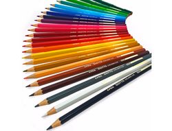 Lapices de colores giotto colors 3.0 mina 3 mm caja de 24 colores surtidos