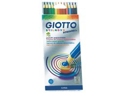 Lapices de Colores Giotto Stilnovo Acuarelables Caja de 12 Colores