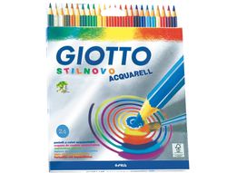 Lapices de Colores Giotto Stilnovo Acuarelables Caja de 24 Colores