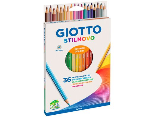 Lapices de colores giotto stilnovo caja de 36 colores surtidos