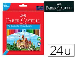 Lápices de colores hexagonales Faber Castell (24 unidades)