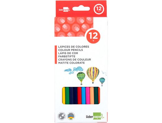 Lapices de Colores Liderpapel C/ de 12 Colores