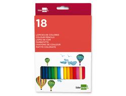 Lapices de Colores Liderpapel Caja de 18 Colores