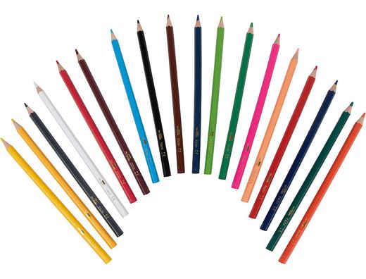 Lapices de Colores Liderpapel Caja de 18 Colores