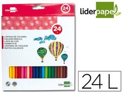 Lapices de Colores Liderpapel Caja de 24 Colores