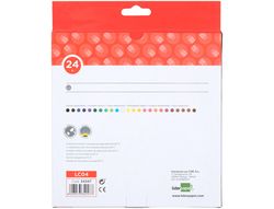 Lapices de Colores Liderpapel Caja de 24 Colores