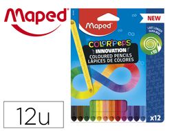 Lapices de colores maped color peps infinity caja de 12 colores surtidos