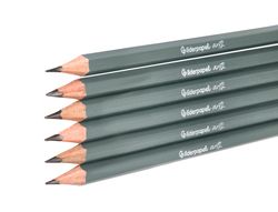 Lapices de dibujo liderpapel caja 6 unidades durezas surtidas certificado fsc