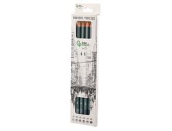 Lapices de dibujo liderpapel caja 6 unidades durezas surtidas certificado fsc