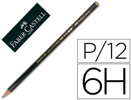Lapices de Grafito Faber 9000 6H -Unidad