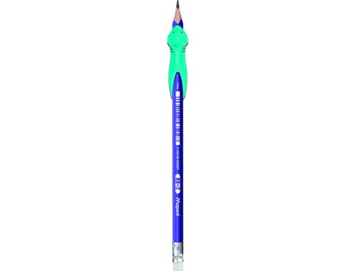 Lapices de grafito maped hb con goma borrar + adaptador ergonomico cubilete de 22 unidades
