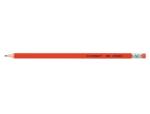 Lapices de Grafito Q-Connect Hexagonal con Goma N.2 Hb