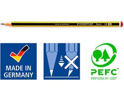 Lapices de grafito staedtler noris n 2 hb blister de 10 unidades