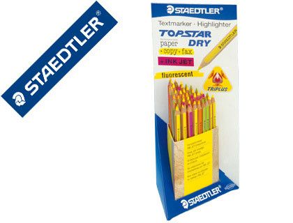 Lapices Fluorescente Staedtler Top Star -Expositor de 48 Colores
